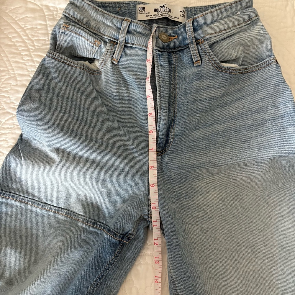 Light Blue patchwork Denim Jeans - image 4